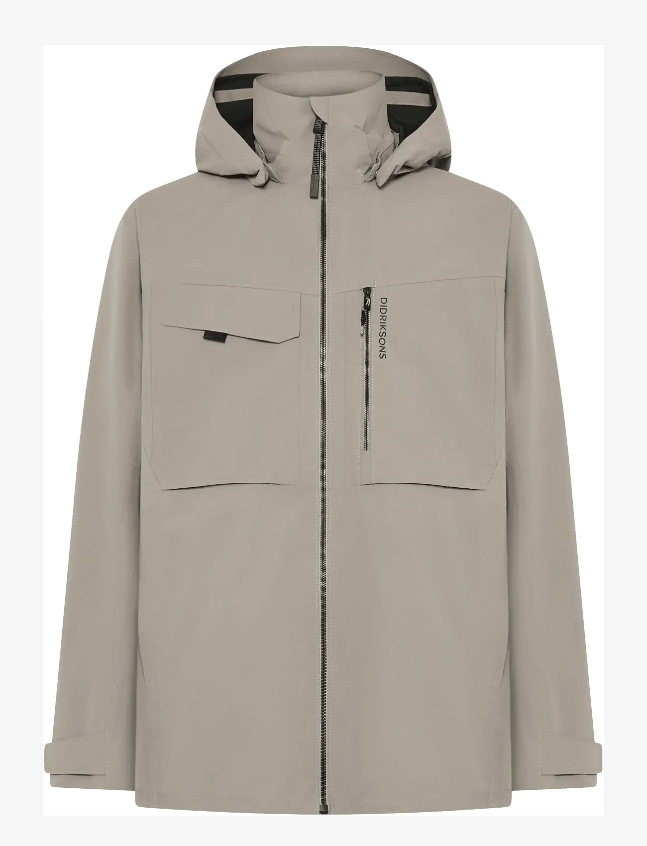 Didriksons - Aston Jacket - frilufts- & regnjakker - ash brown - 1