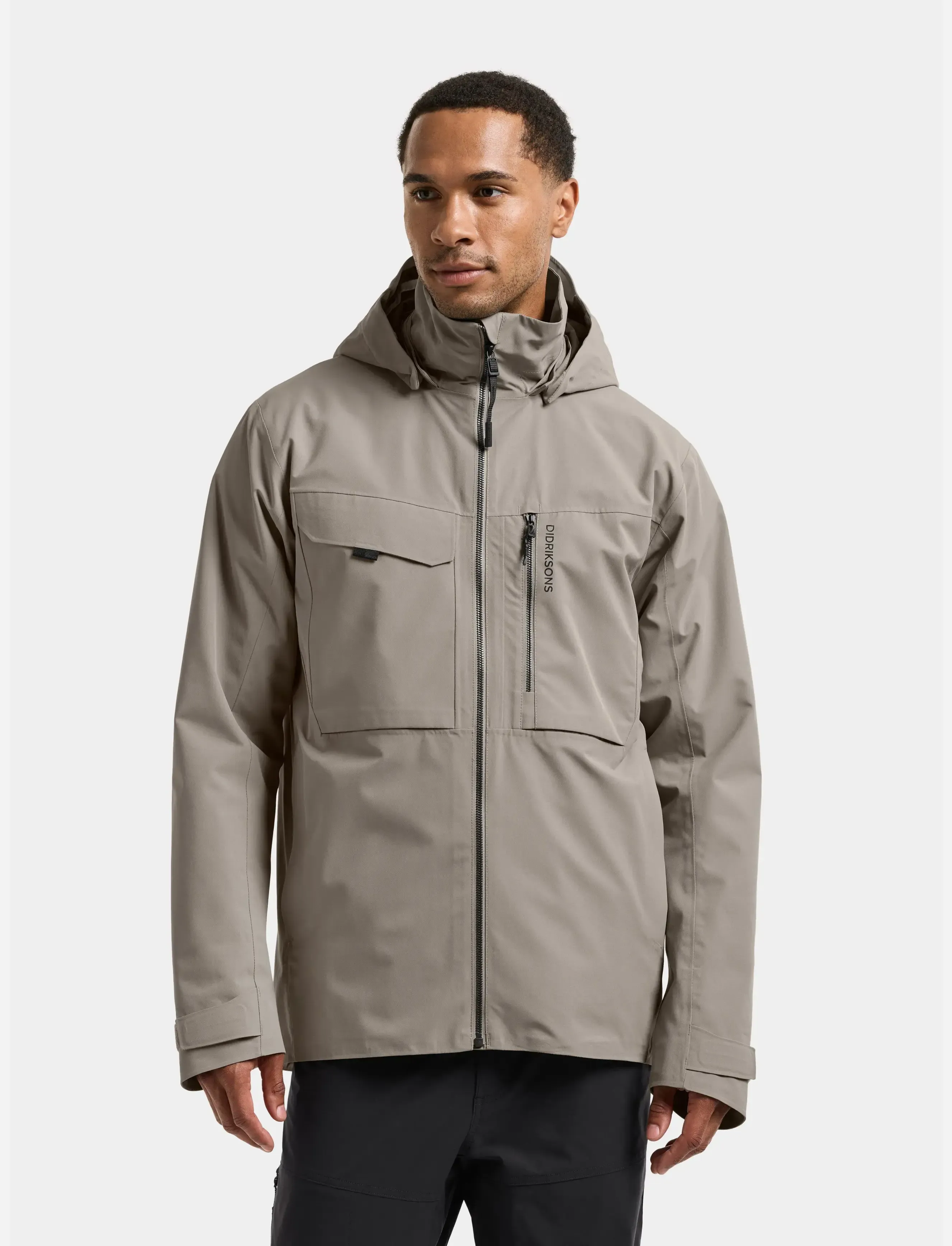 Didriksons Aston Jacket, XL, Brown, Sport Jackets > Sport Outdoor Jackets, Herre