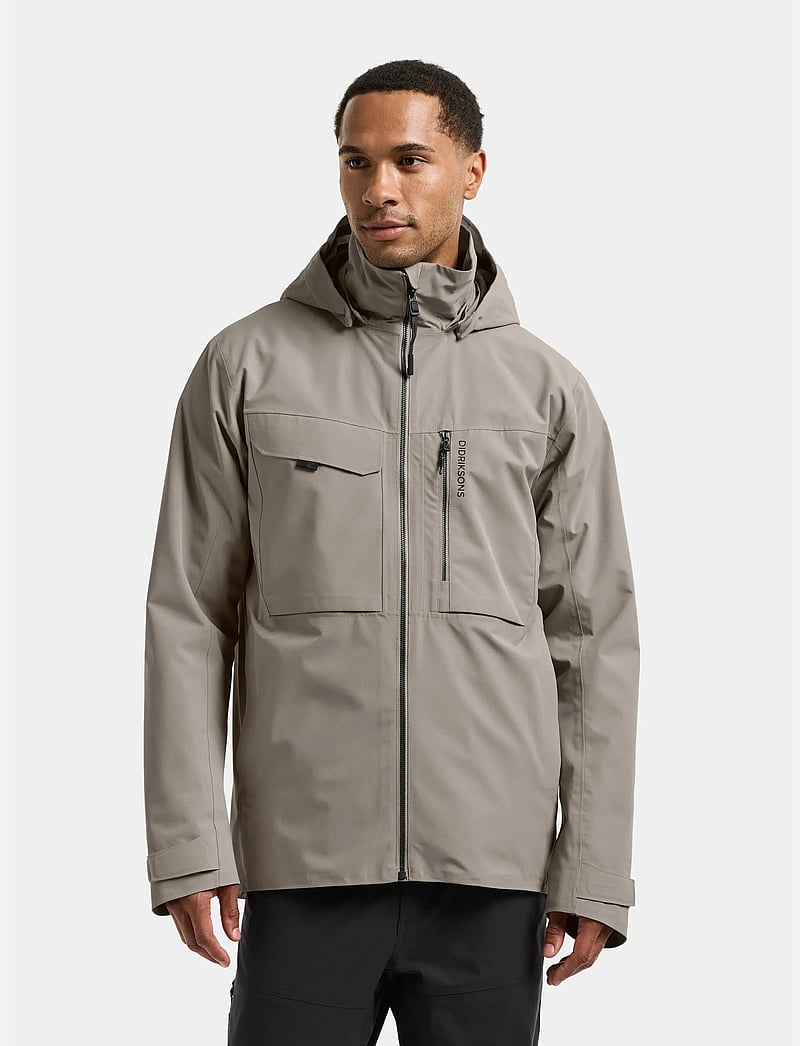 Didriksons - Aston Jacket - outdoor jacken - ash brown - 0