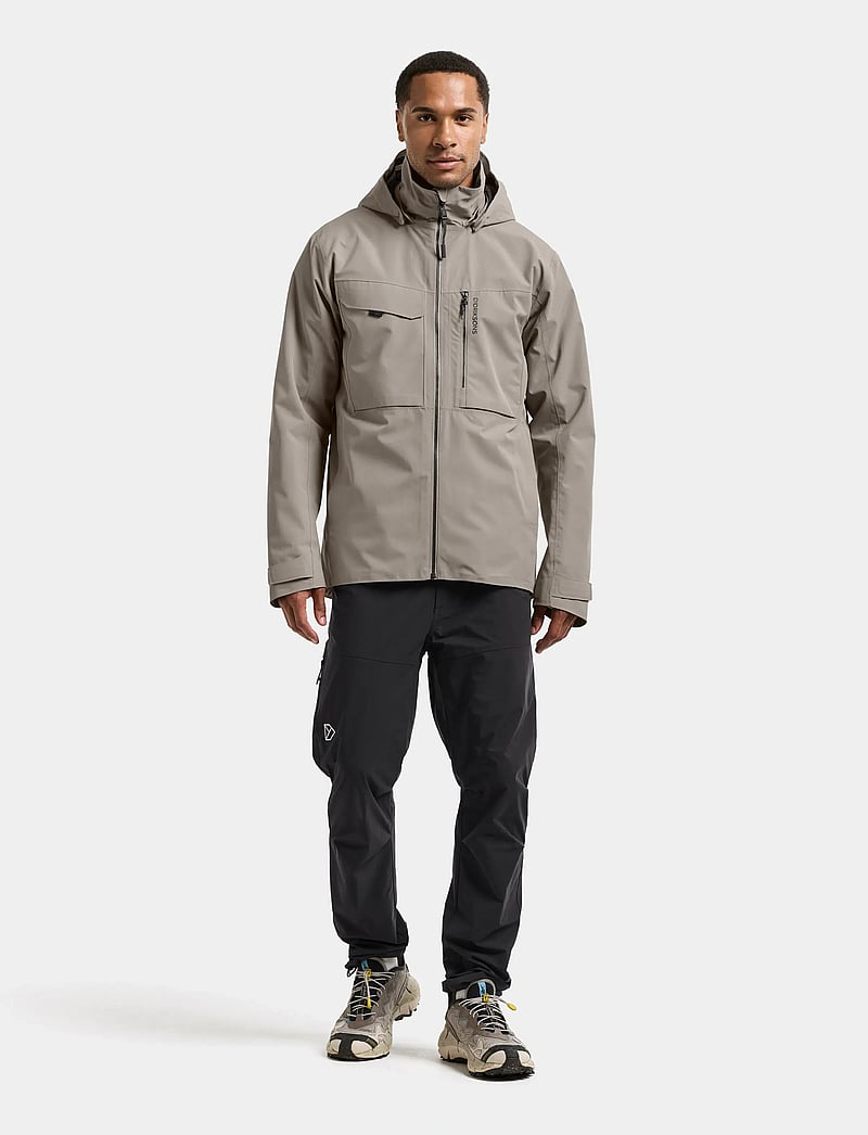 Didriksons - Aston Jacket - outdoor jacken - ash brown - 3