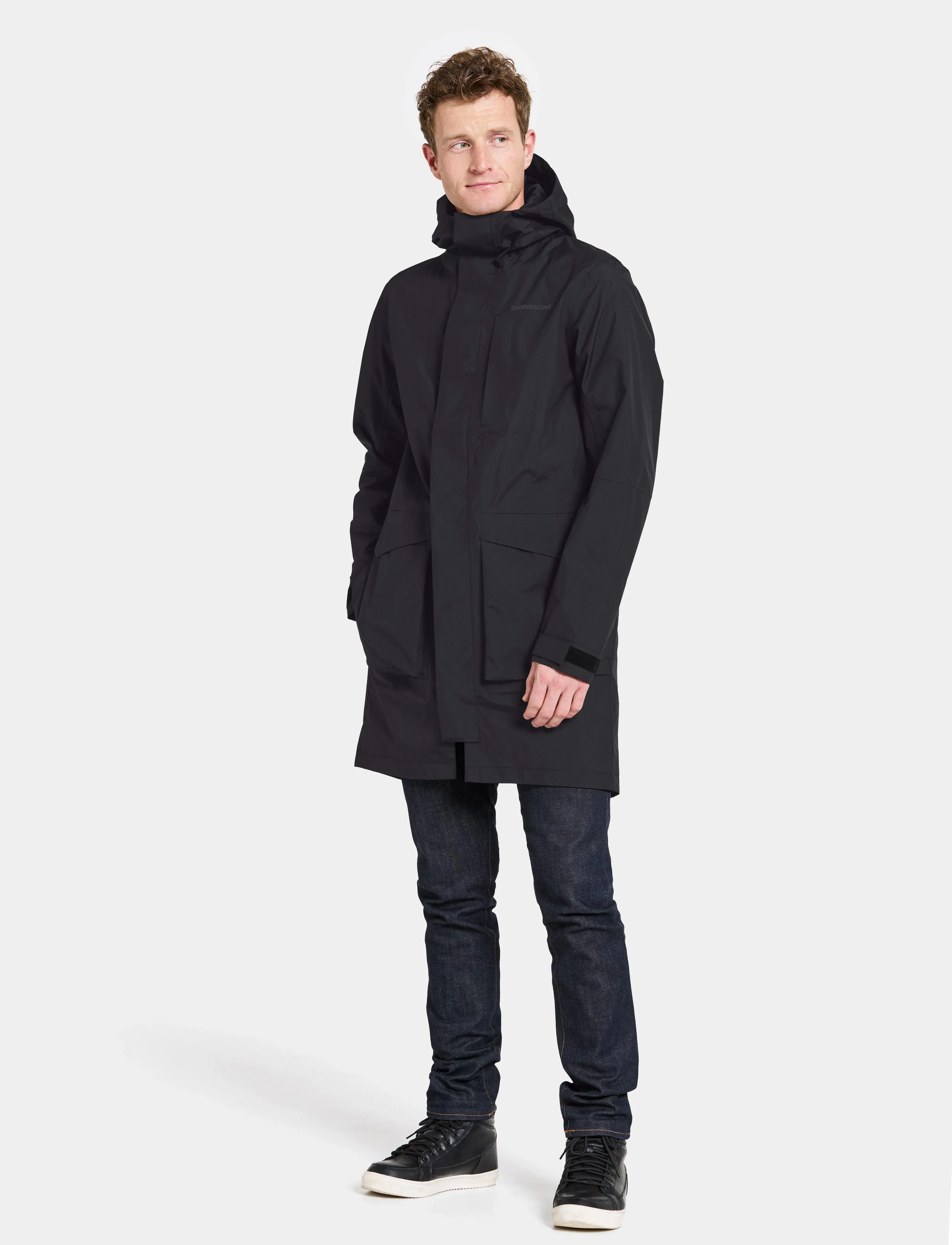 Didriksons - ANDREAS USX PARK 2 - lauko striukės - black - 3
