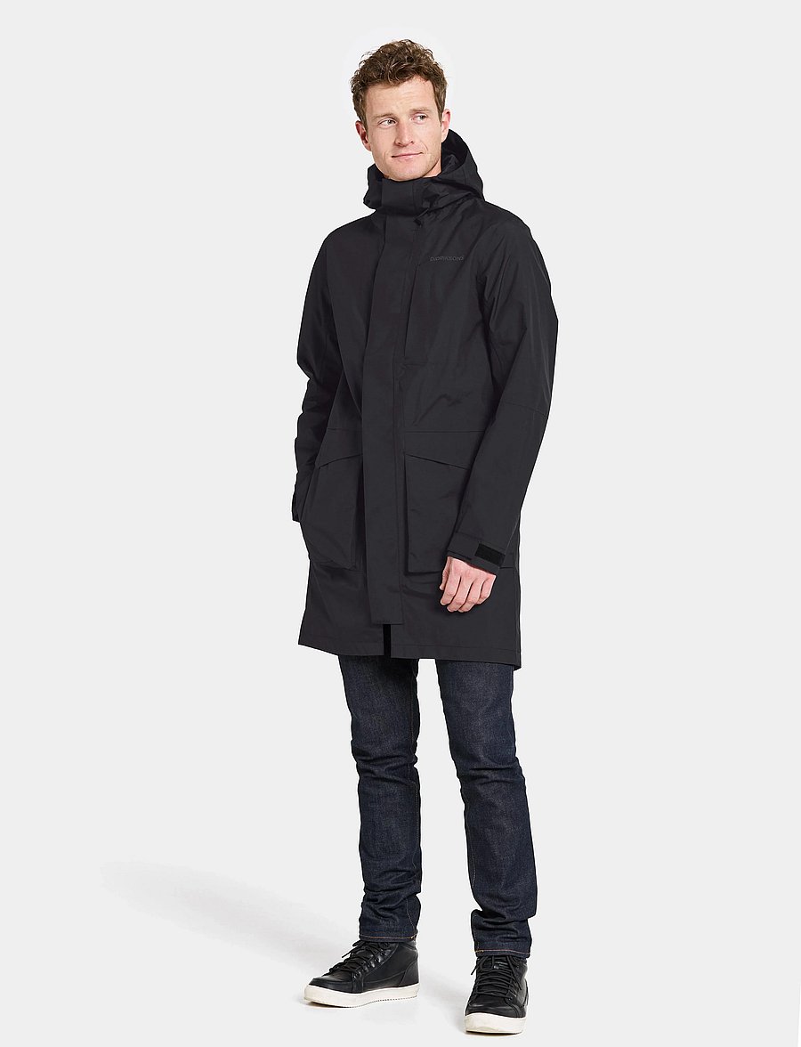 Didriksons - ANDREAS USX PARK 2 - lauko striukės - black - 3