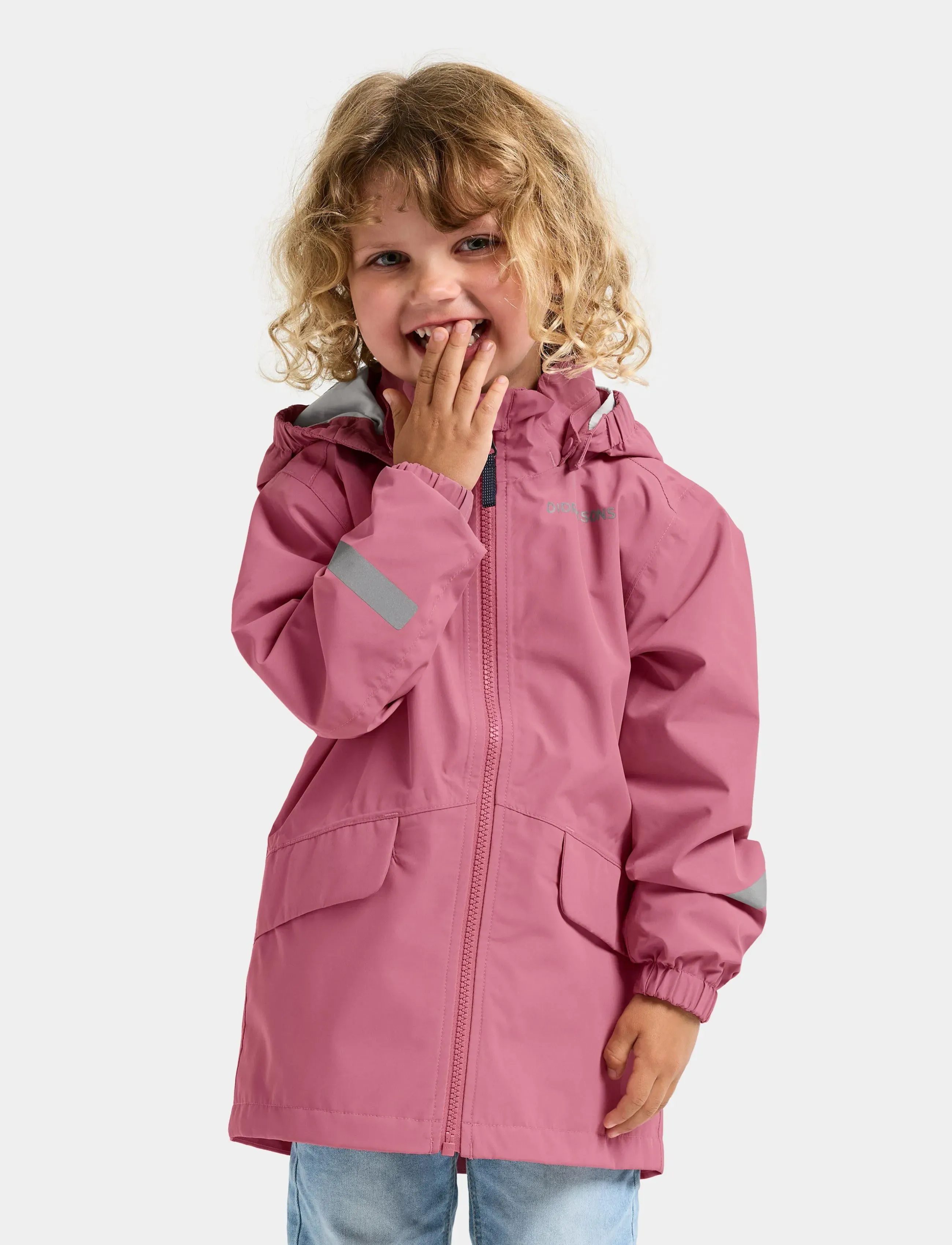 Didriksons NORMA KIDS JKT 3 - Didriksons - HEATHER PINK / pink/rose