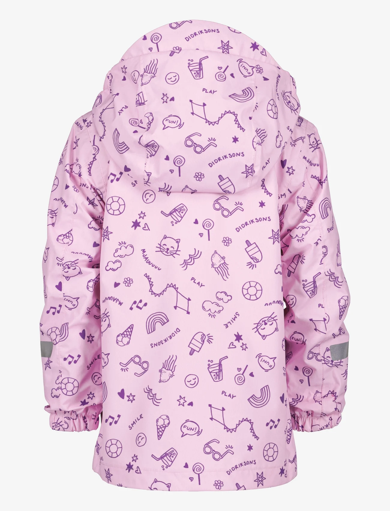 Didriksons - NORMA KIDS PR JKT 3 - shell & rain jackets - doodle orchid pink - 1