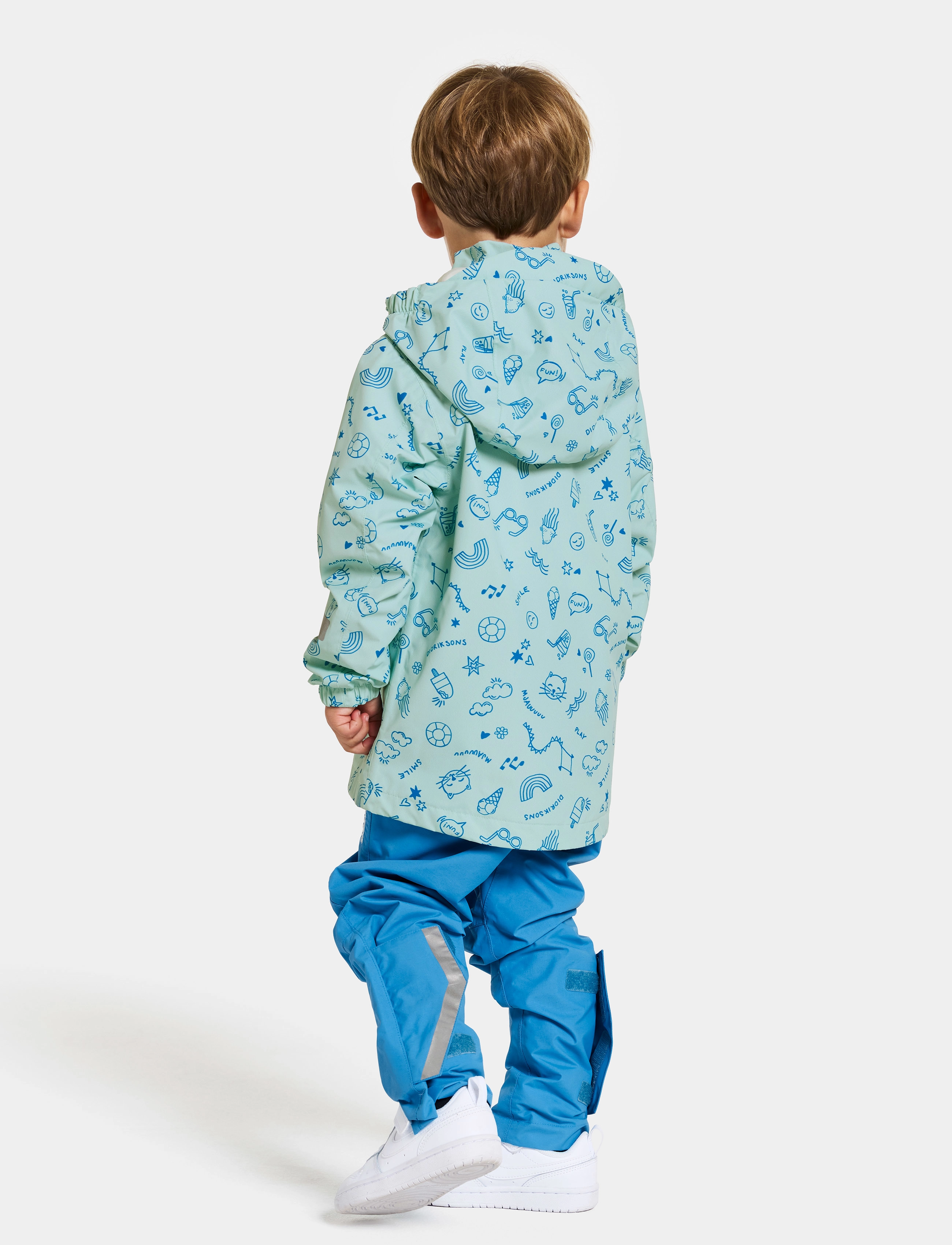 Didriksons - NORMA KIDS PR JKT 3 - doodle pale mint - 5