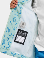 Didriksons - NORMA KIDS PR JKT 3 - shell & rain jackets - doodle pale mint - 8