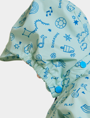 Didriksons - NORMA KIDS PR JKT 3 - kurtki z powłoką shell i przeciwdeszczowe - doodle pale mint - 10