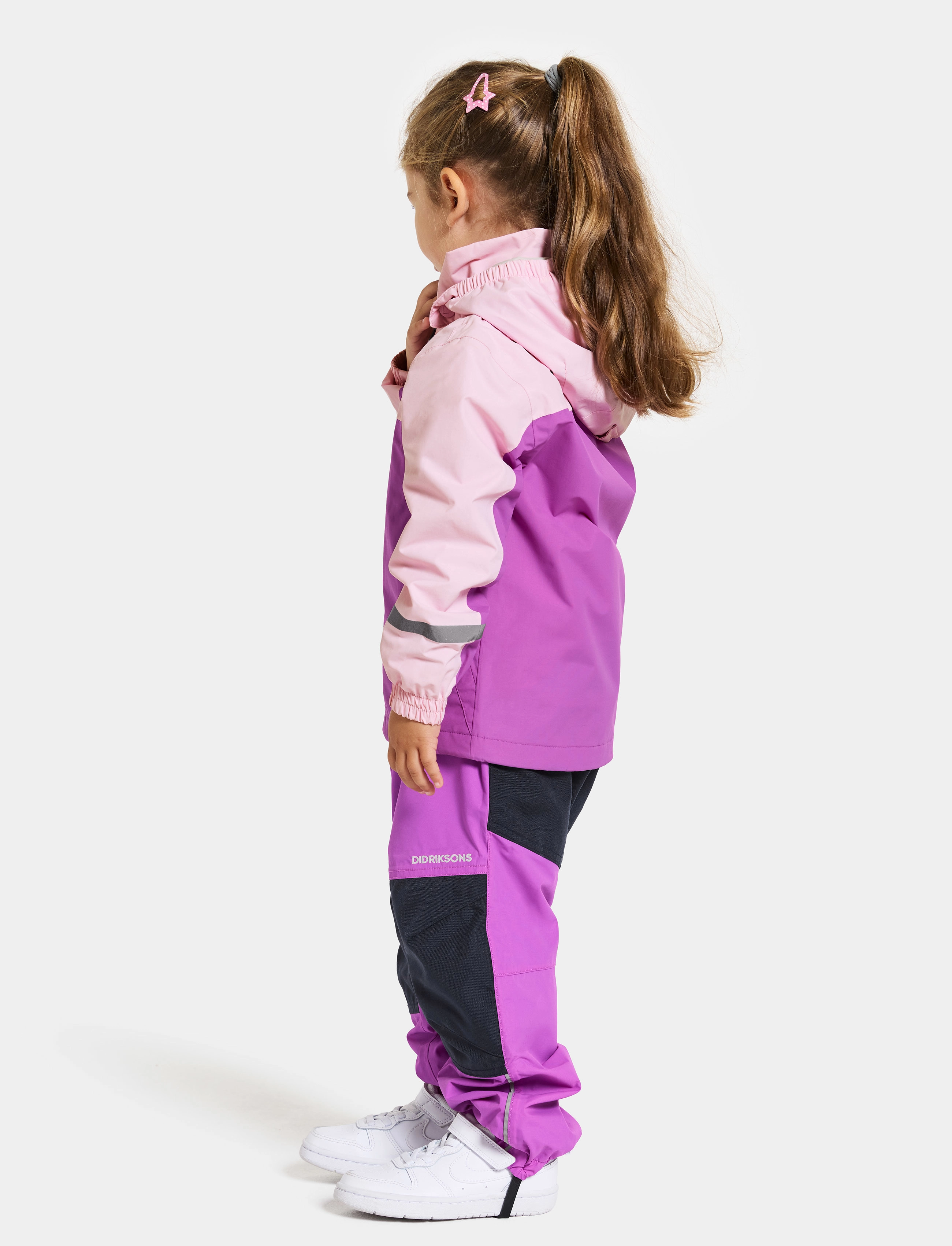 Didriksons - PILVI KIDS JKT - tulip purple - 5