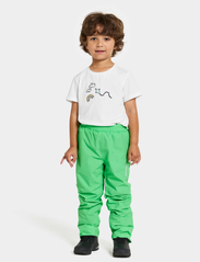 Didriksons - IDUR KIDS PANTS 4 - spodnie z powłoką shell i przeciwdeszczowe - frog green - 3