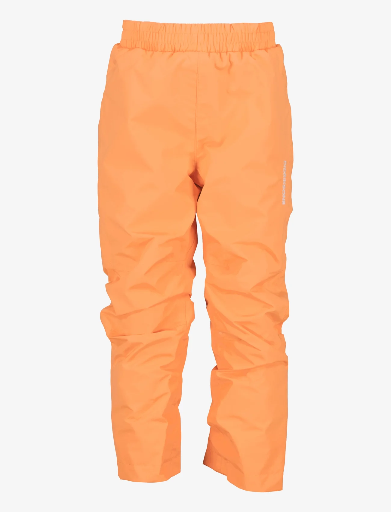 Didriksons - IDUR KIDS PANTS 4 - spodnie z powłoką shell i przeciwdeszczowe - papaya orange - 0