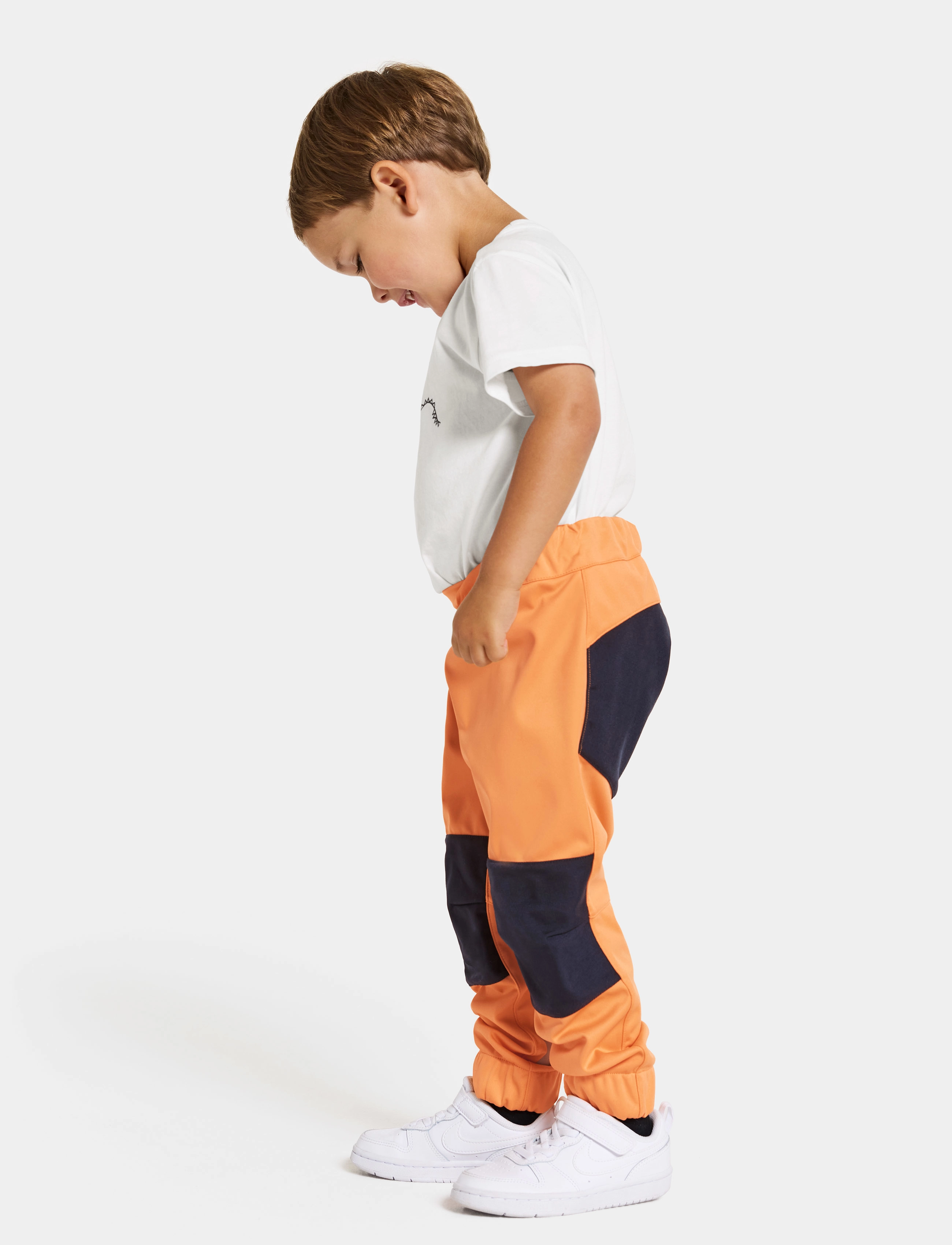 Didriksons - LÖVET KIDS PANT 8 - papaya orange - 4
