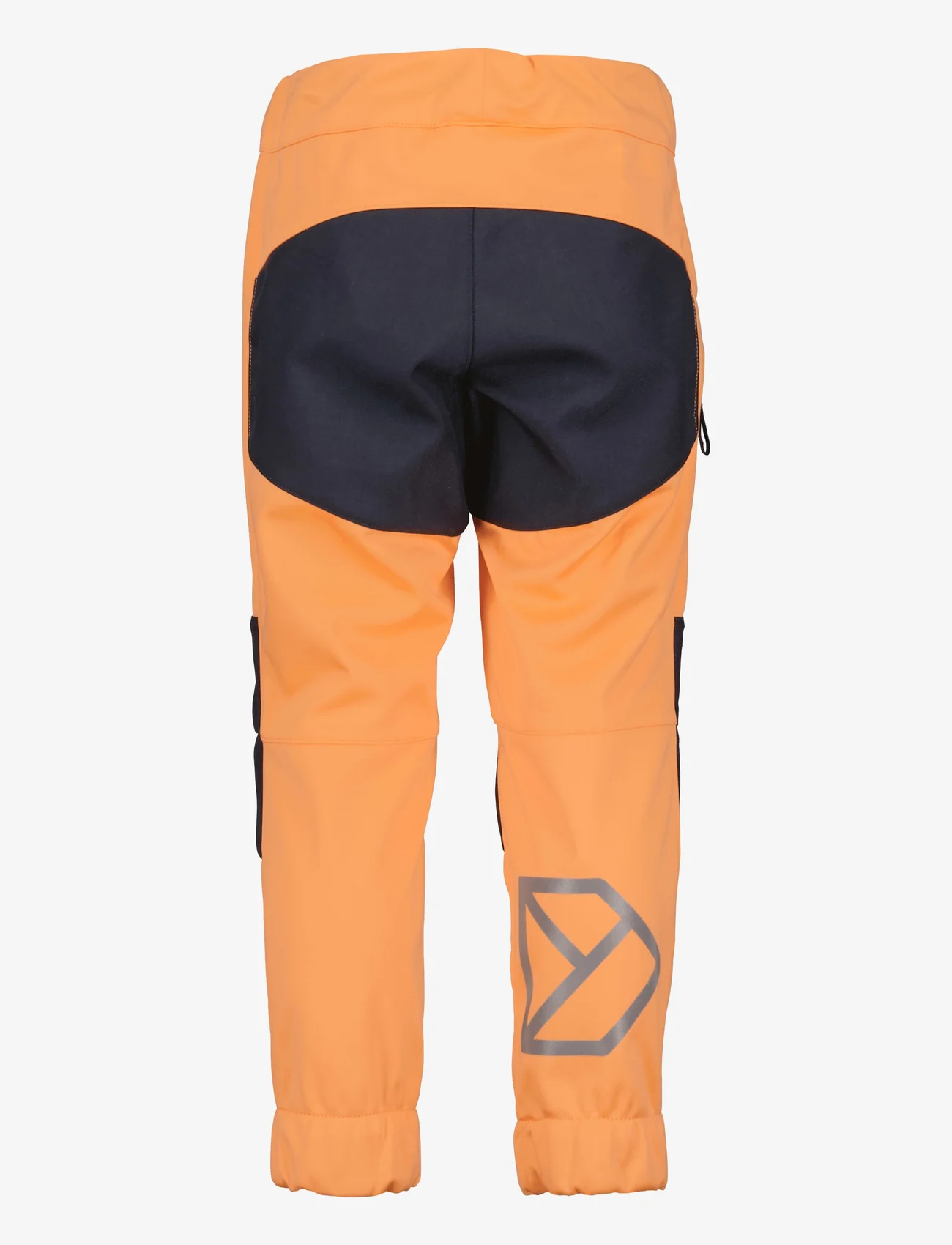 Didriksons - LÖVET KIDS PANT 8 - spodnie softshell - papaya orange - 1