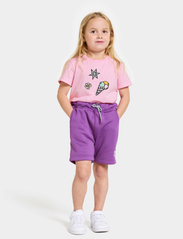 Didriksons - CORIN KIDS SHORTS 2 - treniņtērpa šorti - tulip purple - 3