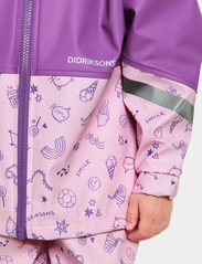 Didriksons - WATERMAN PR KIDS 8 - rain sets - doodle orchid pink - 8
