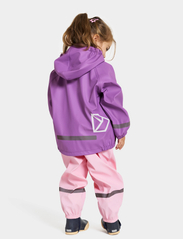 Didriksons - SLASKEMAN KIDS SET 2 - zestawy przeciwdeszczowe - tulip purple - 5