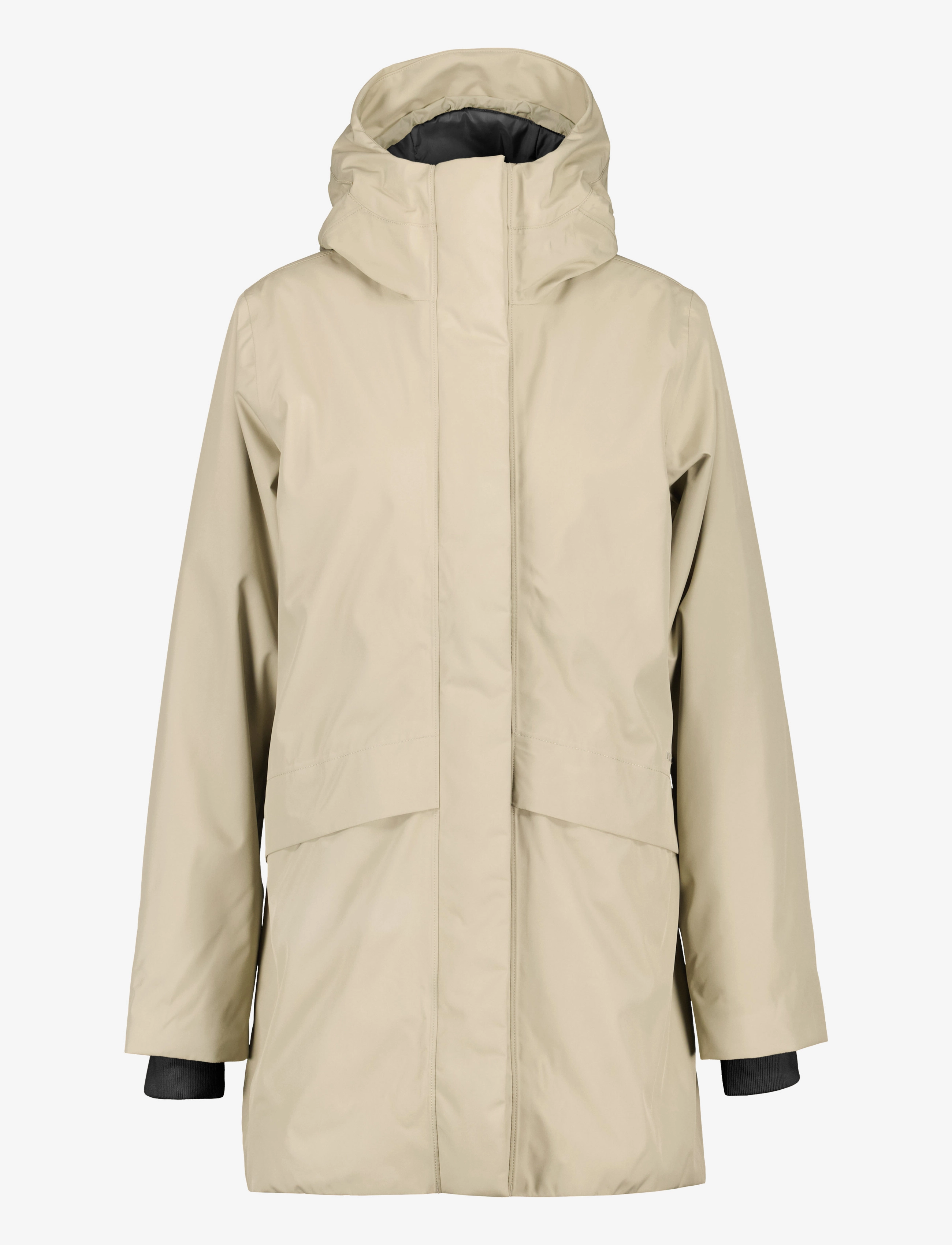 Didriksons CAJSA WNS PARKA 6 - Parkad - ALMOST BEIGE / beige
