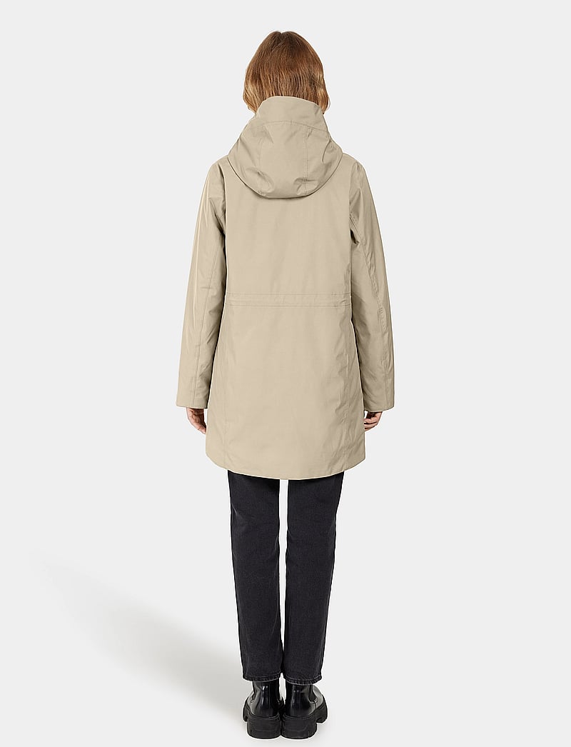 Didriksons - CAJSA WNS PARKA 6 - jacken - almost beige - 3