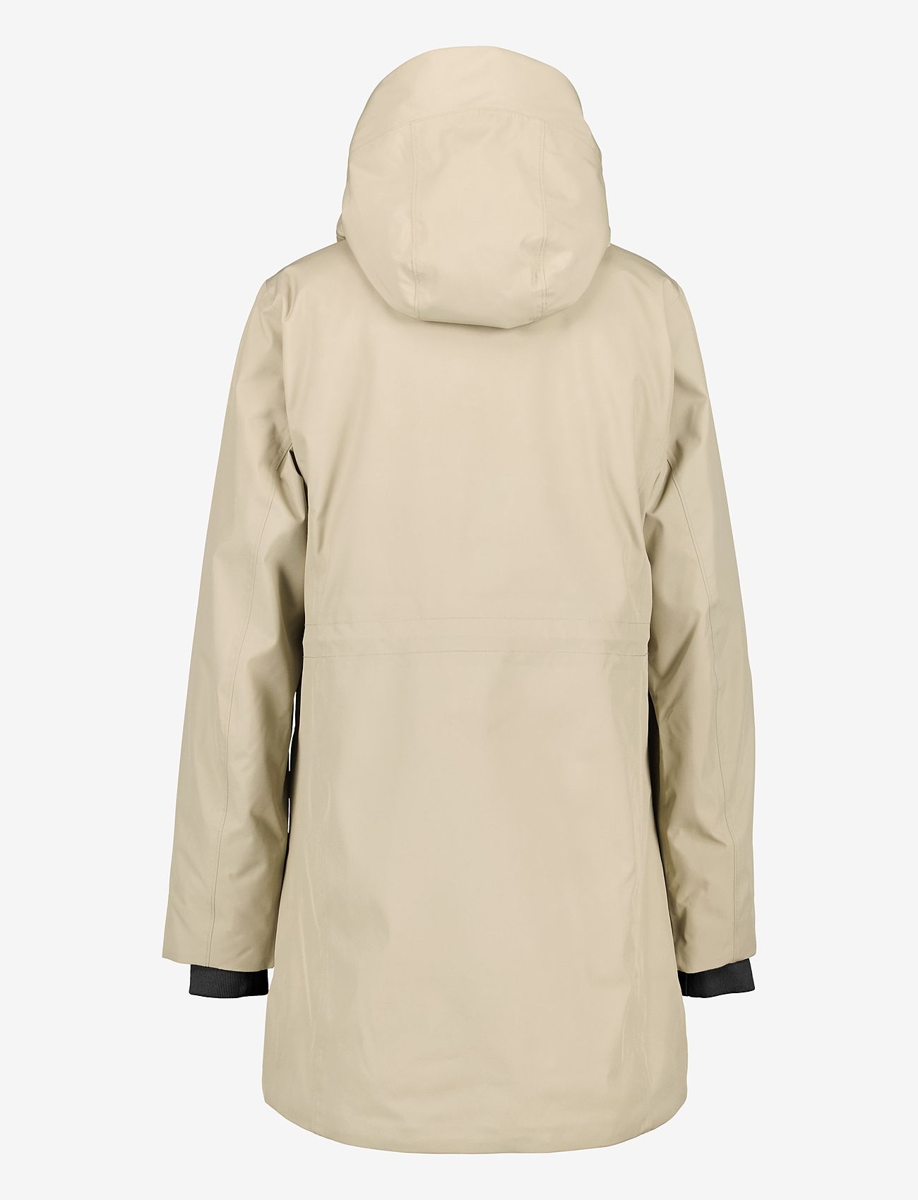 Didriksons - CAJSA WNS PARKA 6 - overtøj - almost beige - 2