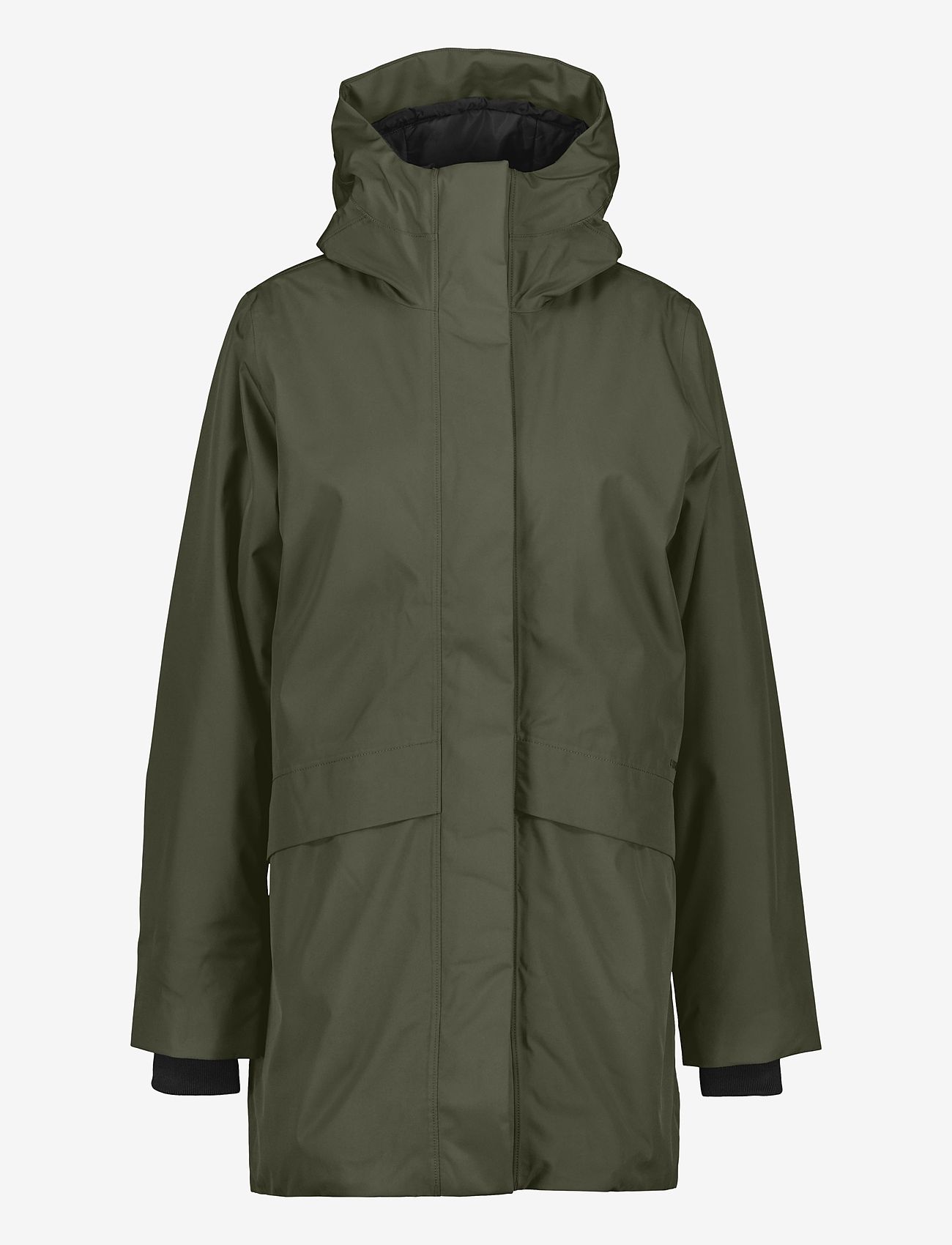 Didriksons - CAJSA WNS PARKA 6 - jacken - deep green - 1