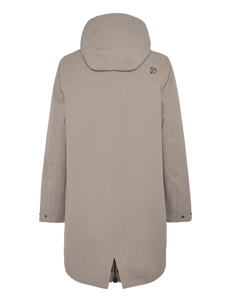 Didriksons - FALKE USX PARKA - parkasjackor - ash brown - 2