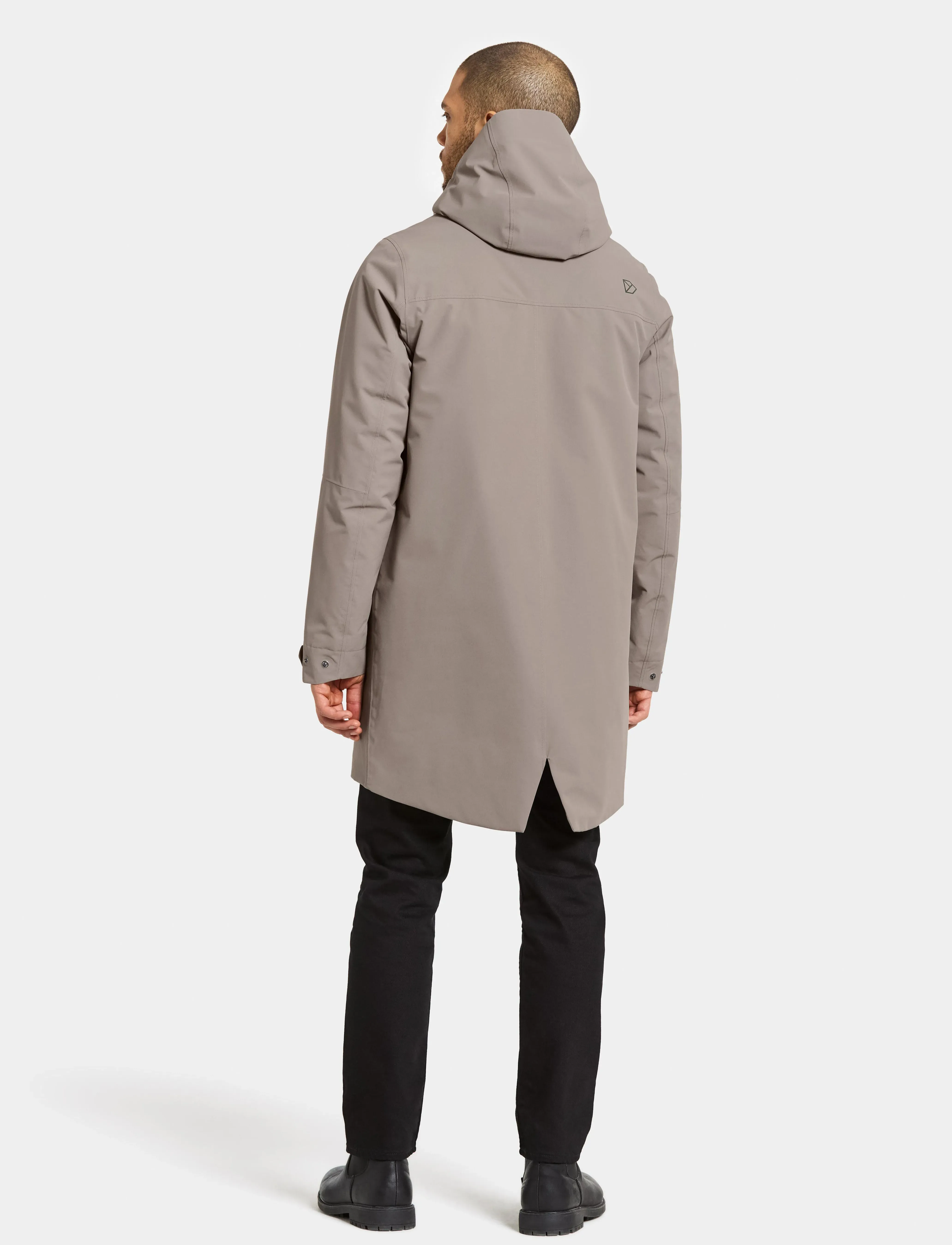 Didriksons - FALKE USX PARKA - parka coats - ash brown - 4