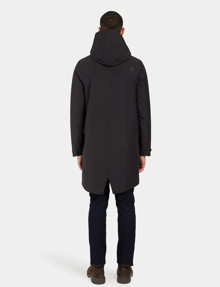 Didriksons - FALKE USX PARKA - parkasjackor - black - 4