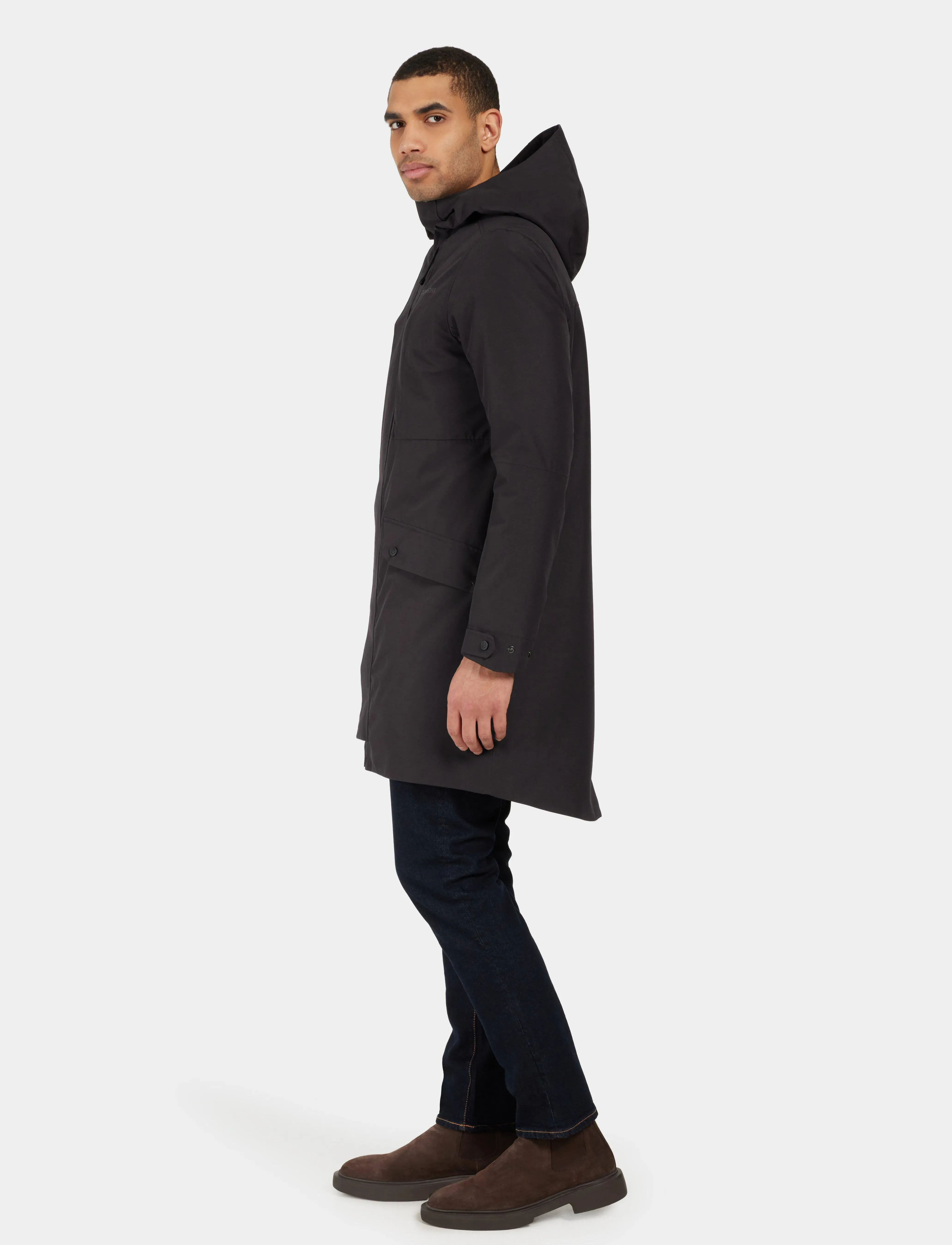 Didriksons - FALKE USX PARKA - parkasjackor - black - 5