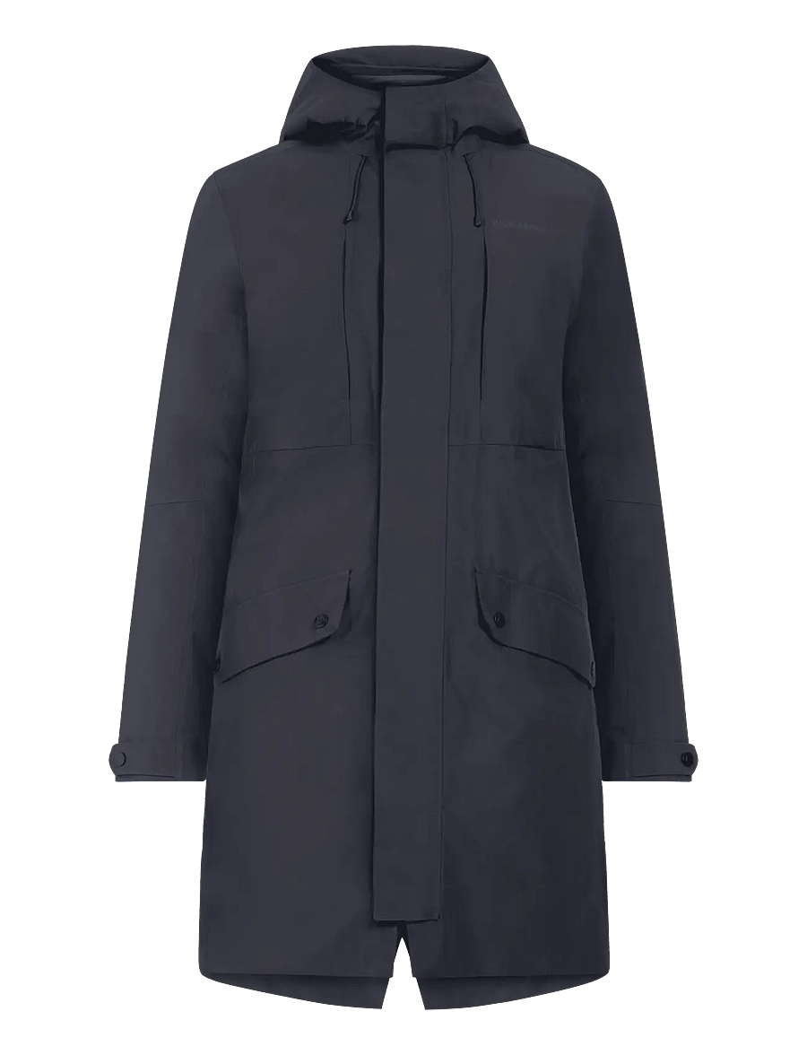 Didriksons - FALKE USX PARKA - parkasjackor - dark night blue - 1
