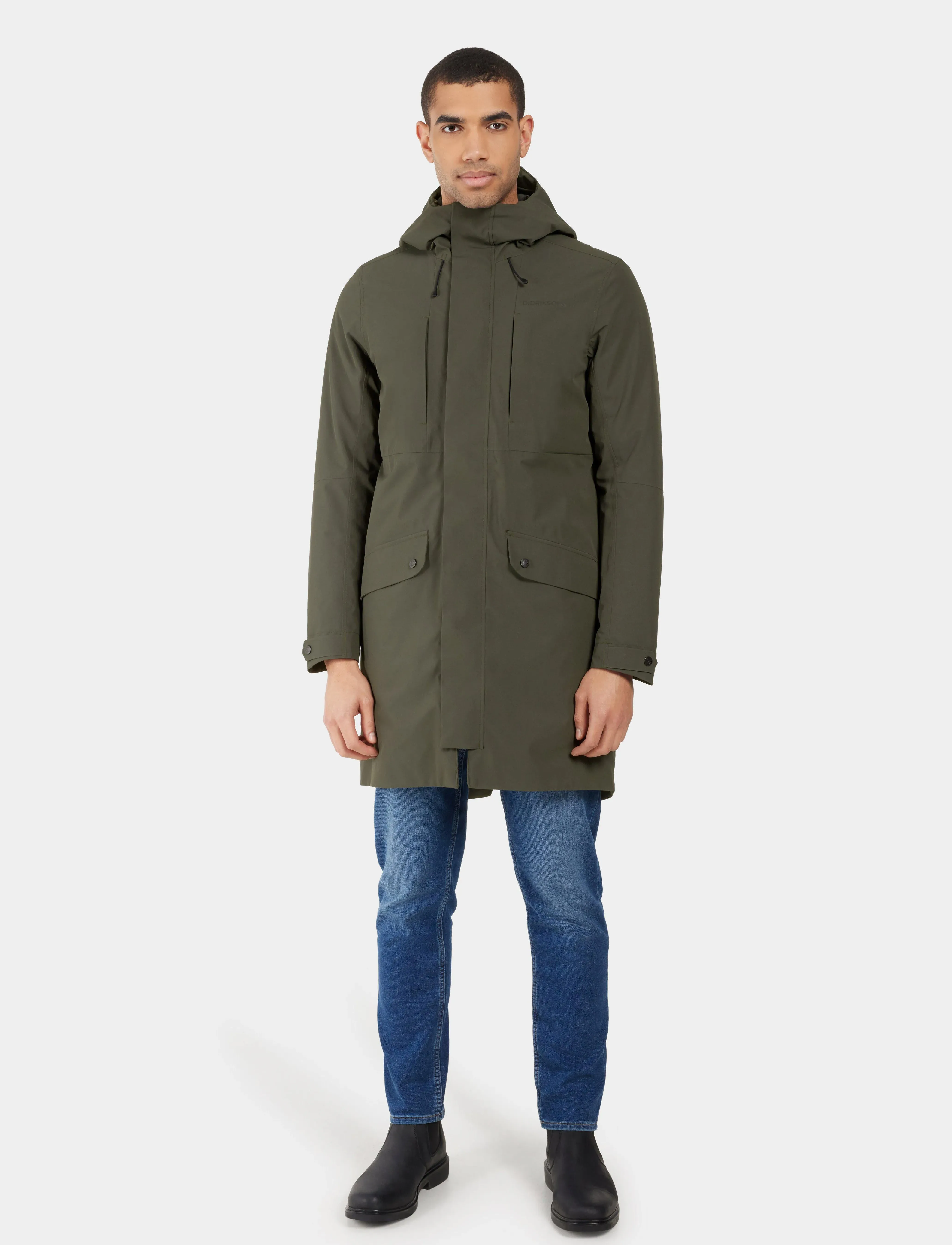 Didriksons - FALKE USX PARKA - parkas - deep green - 3