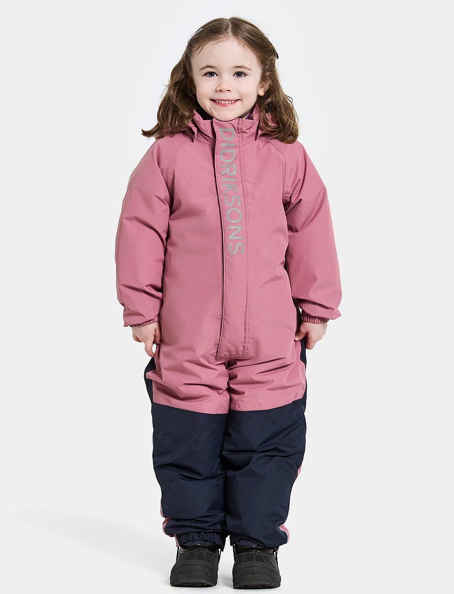 Didriksons - TALVI KIDS COVER - ytterkläder - heather pink - 0