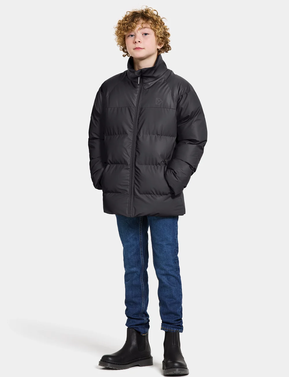 Didriksons - MEGA KIDS JKT - isolerede jakker - black - 0