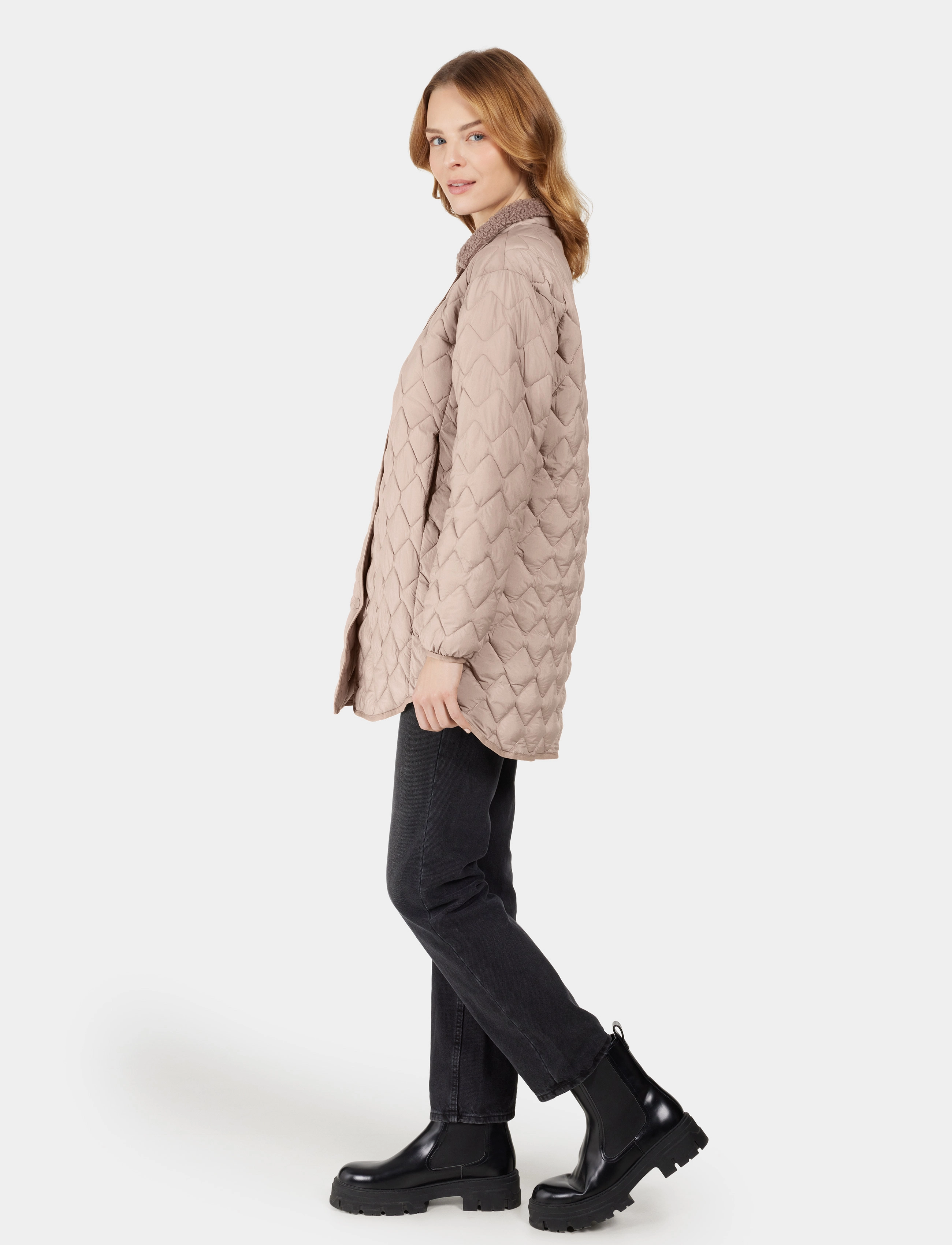 Didriksons - BETINA WNS PARKA - overtøj - ash brown - 4