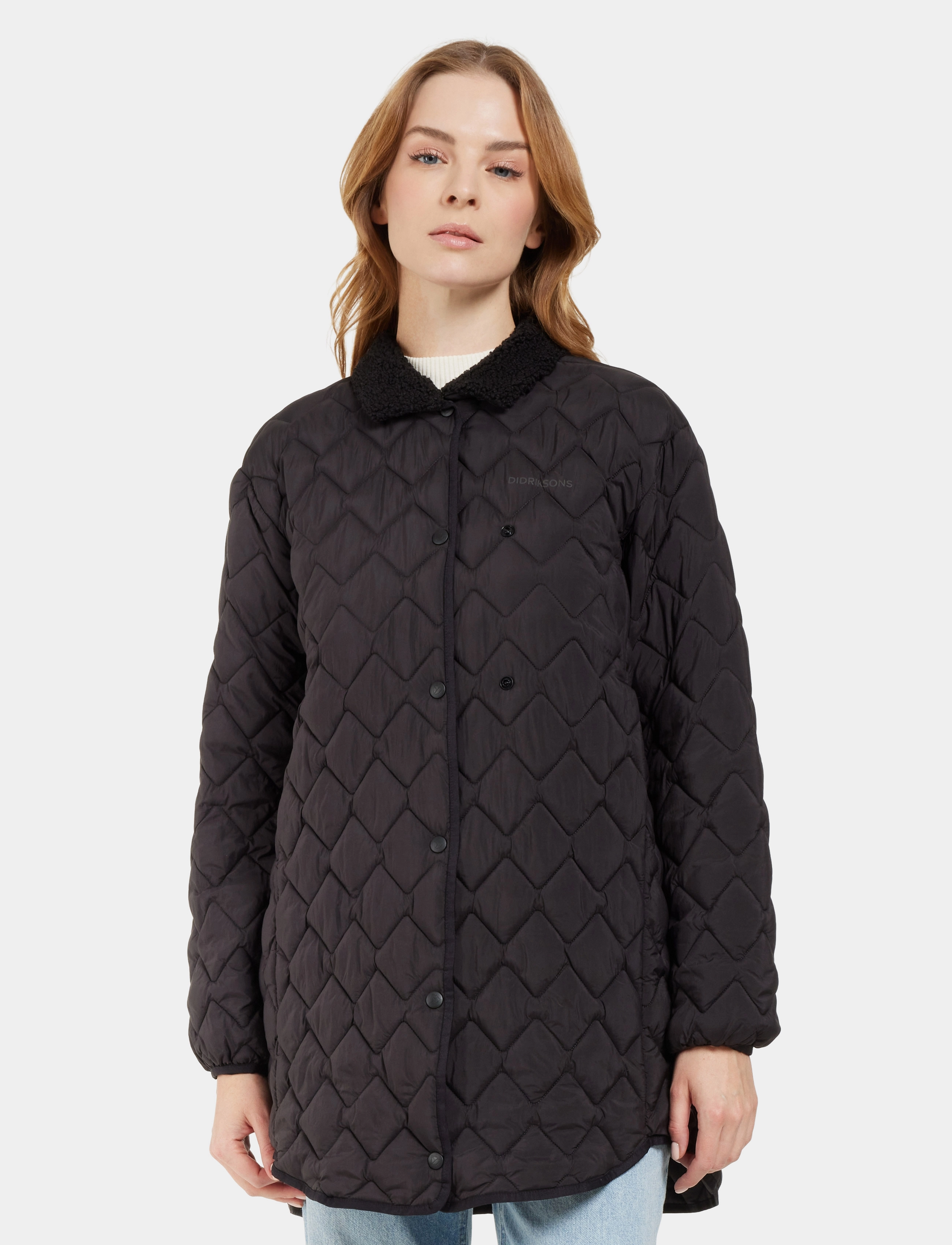 Didriksons - BETINA WNS PARKA - overtøj - black - 0