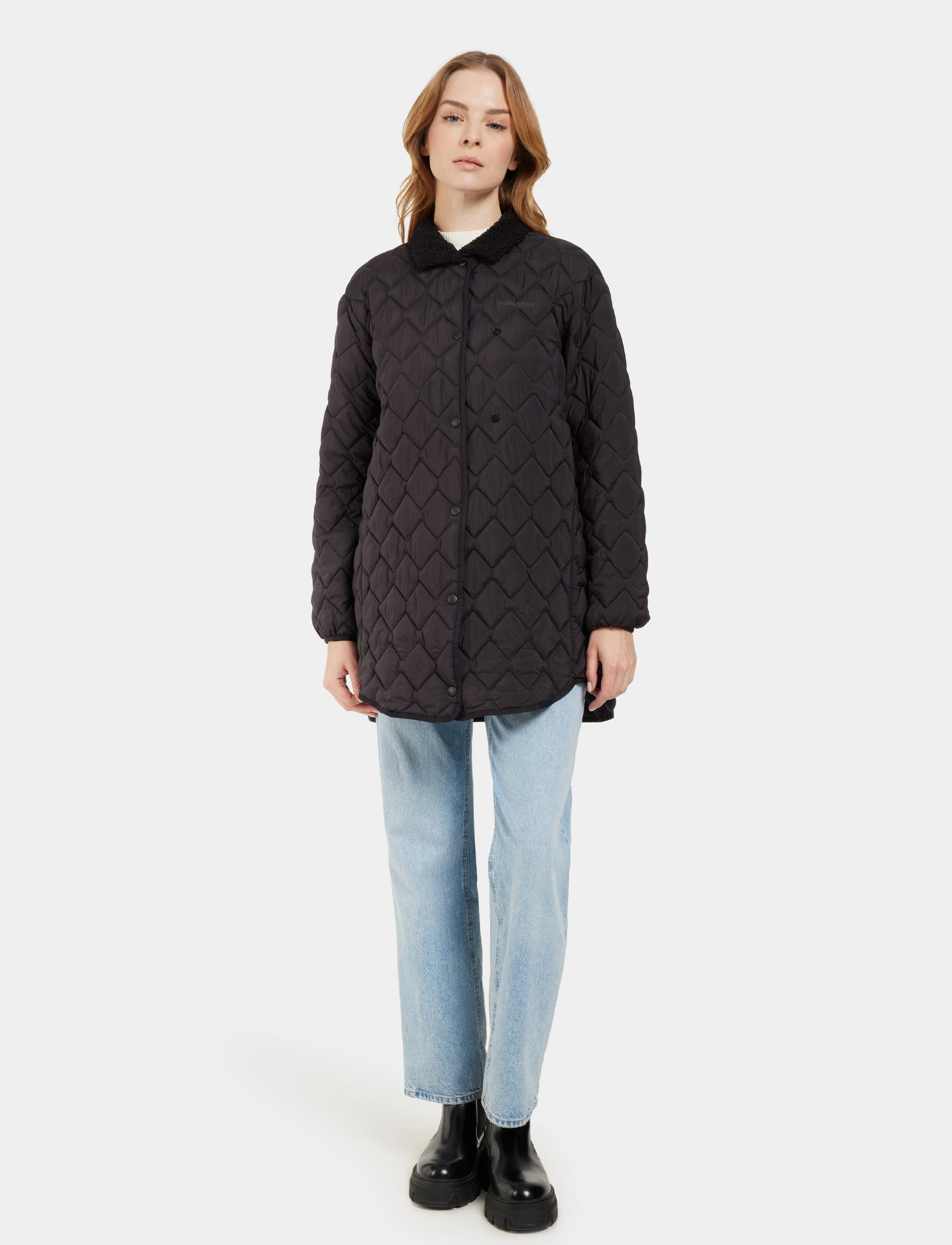 Didriksons - BETINA WNS PARKA - overtøj - black - 3
