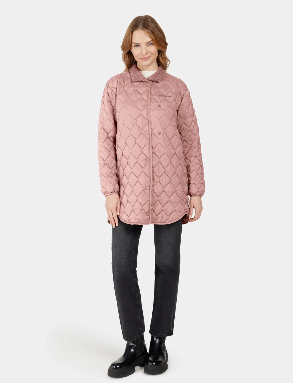 Didriksons - BETINA WNS PARKA - jakker - faded wine - 3