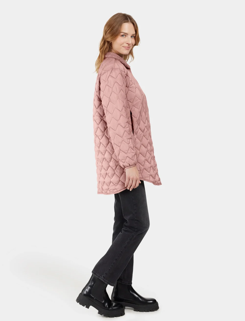 Didriksons - BETINA WNS PARKA - jakker - faded wine - 5