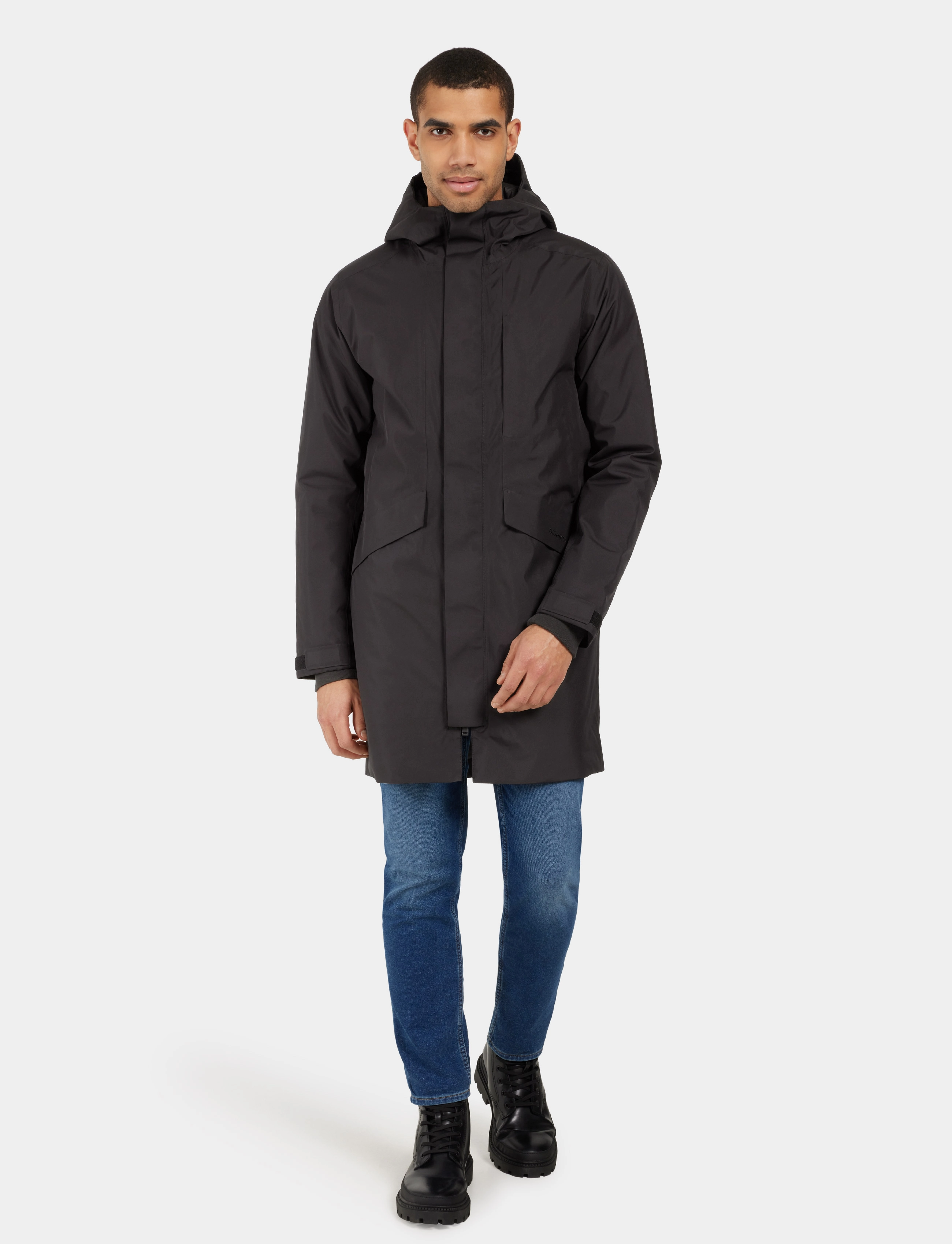 Didriksons - KENNY USX PARKA 7 - winter jackets - black - 3