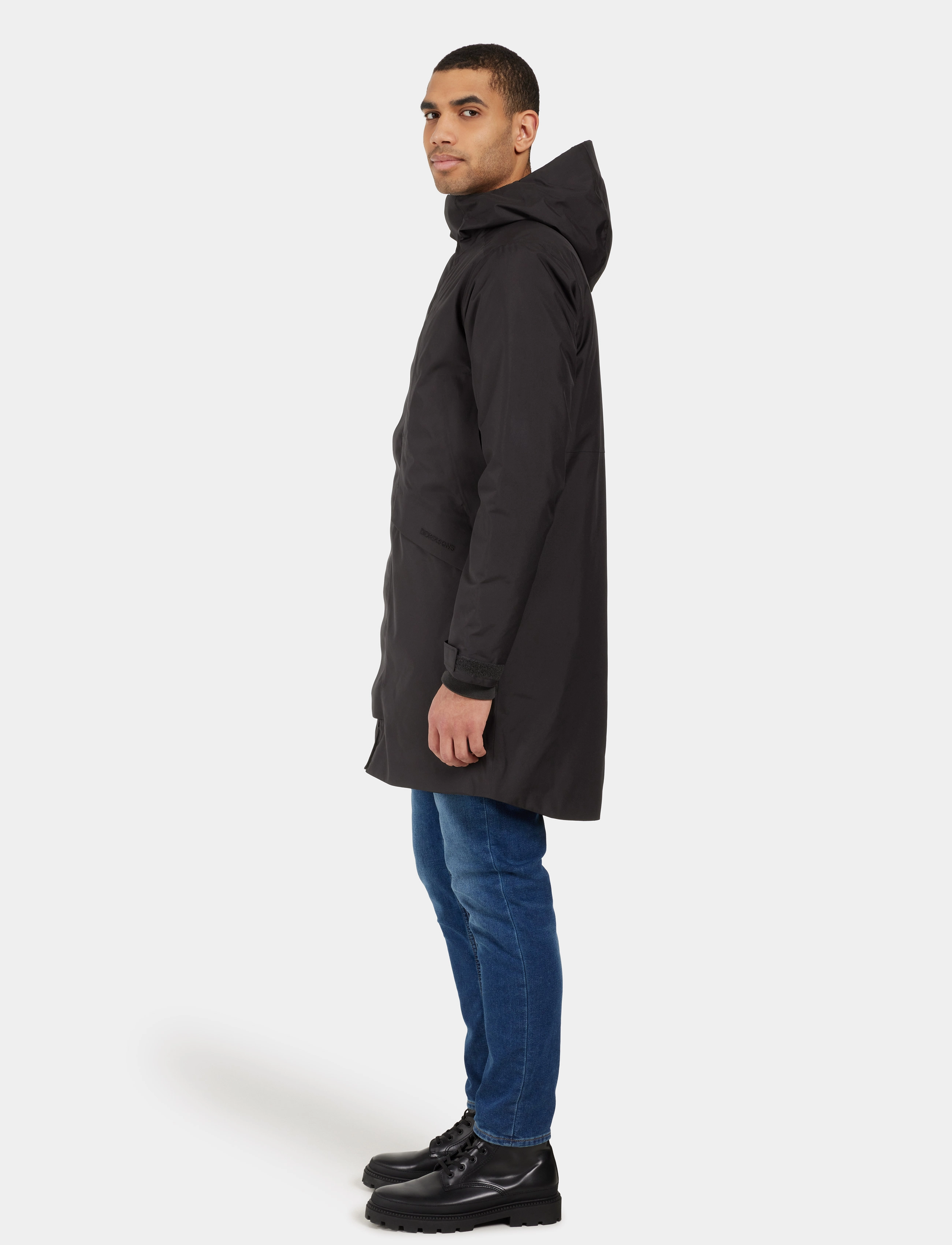 Didriksons - KENNY USX PARKA 7 - winter jackets - black - 4