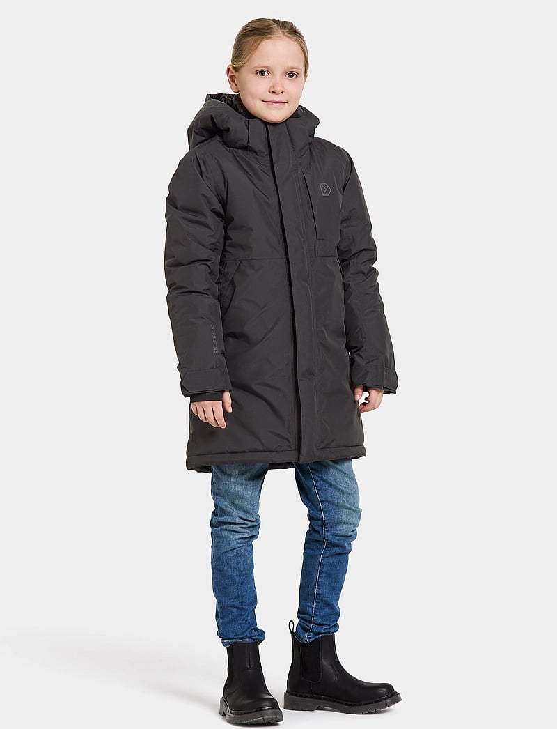 Didriksons - PORFYR KIDS PARKA - black - 3