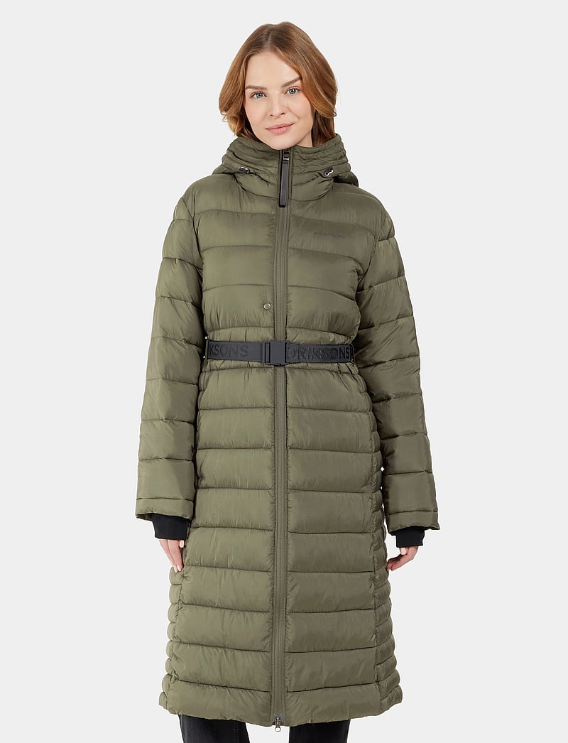 Didriksons - KLEO WNS PARKA L - jacken - deep green - 0