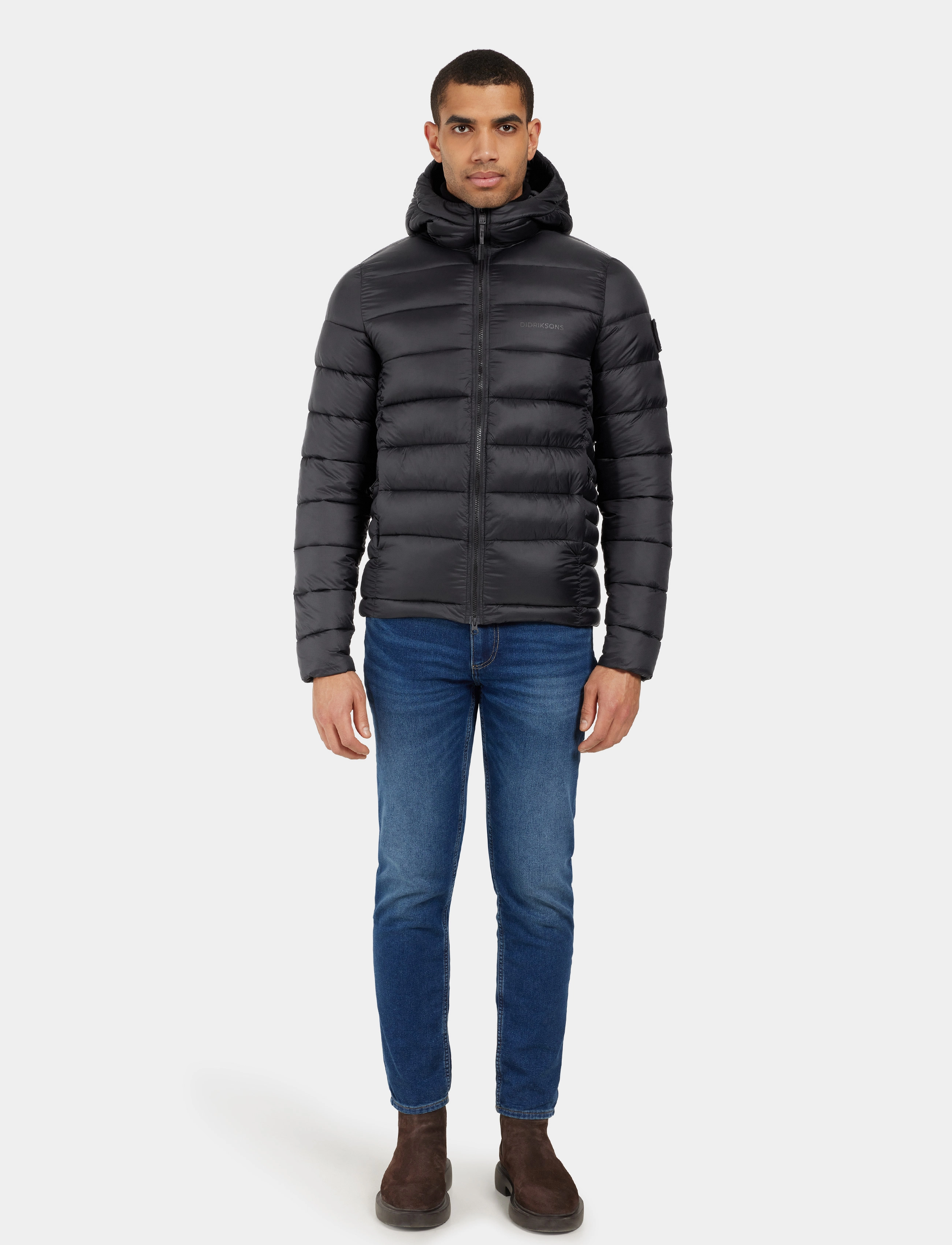 Didriksons - ED USX JKT - vinterjakker - black - 3