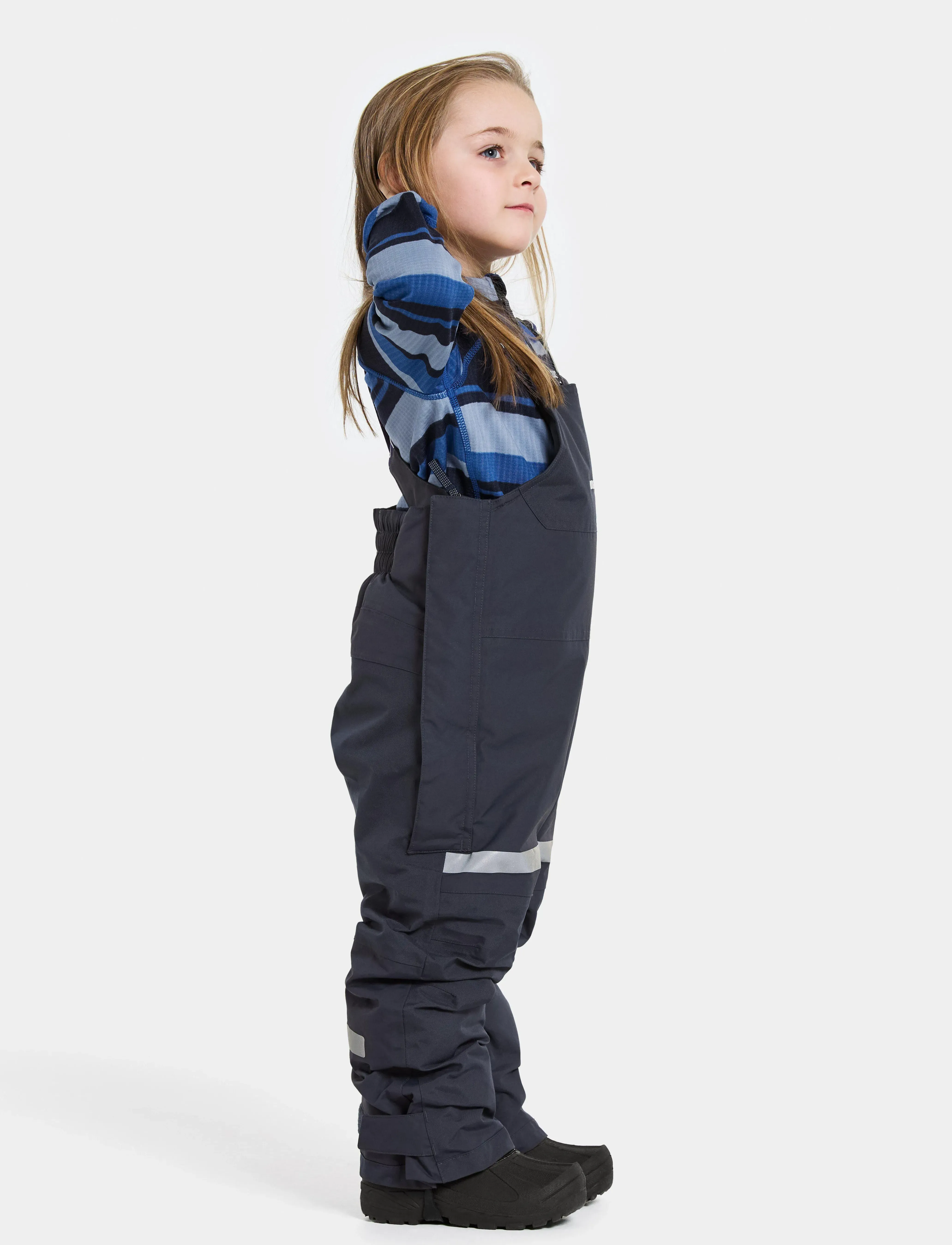 Didriksons - BJÄRVEN K BIB PANT 2 - kattepüksid - navy - 4