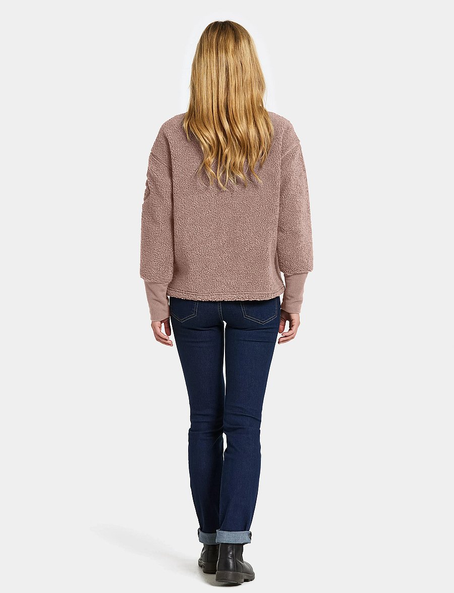 Didriksons - Mella Full-Zip - oberteile - bark - 4