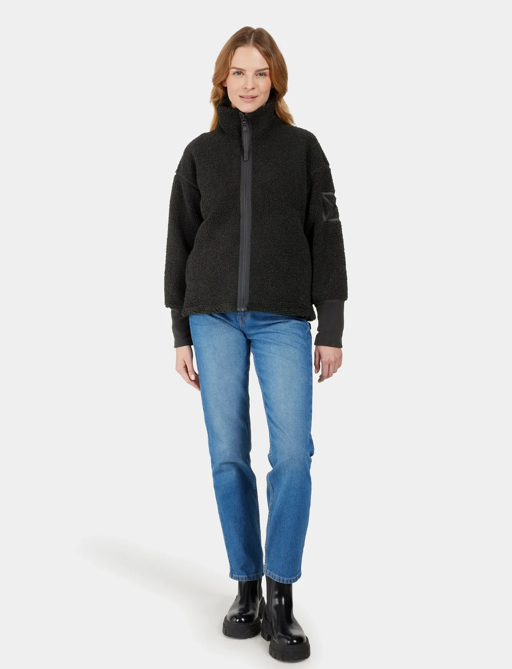 Didriksons - Mella Full-Zip - kampsunid ja vahekihid - black - 3