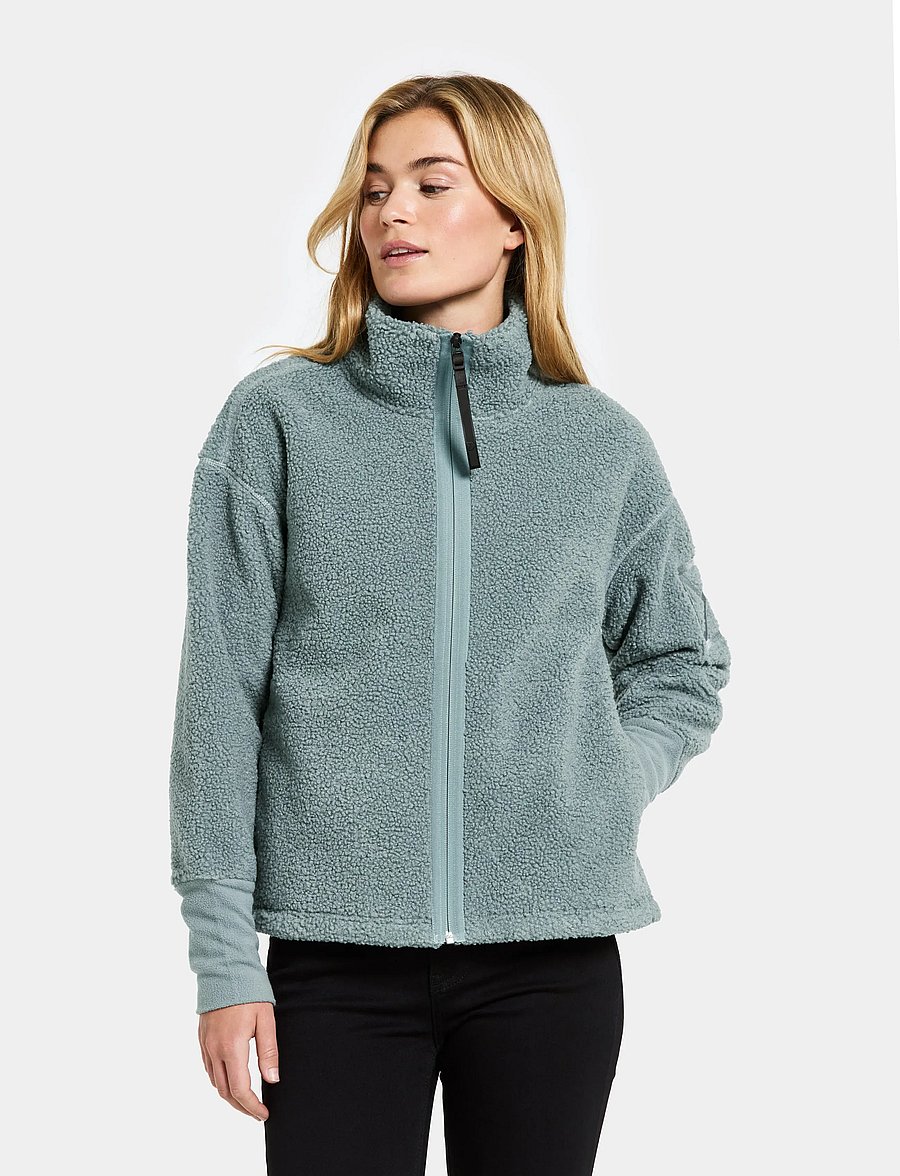 Didriksons - Mella Full-Zip - oberteile - factory blue - 0