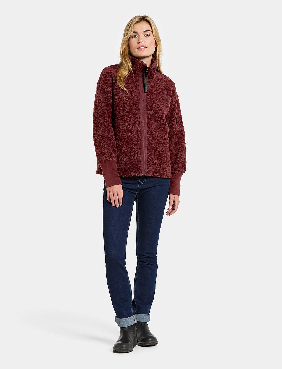 Didriksons - Mella Full-Zip - oberteile - old rust - 3