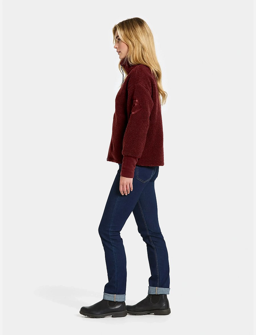 Didriksons - Mella Full-Zip - oberteile - old rust - 4