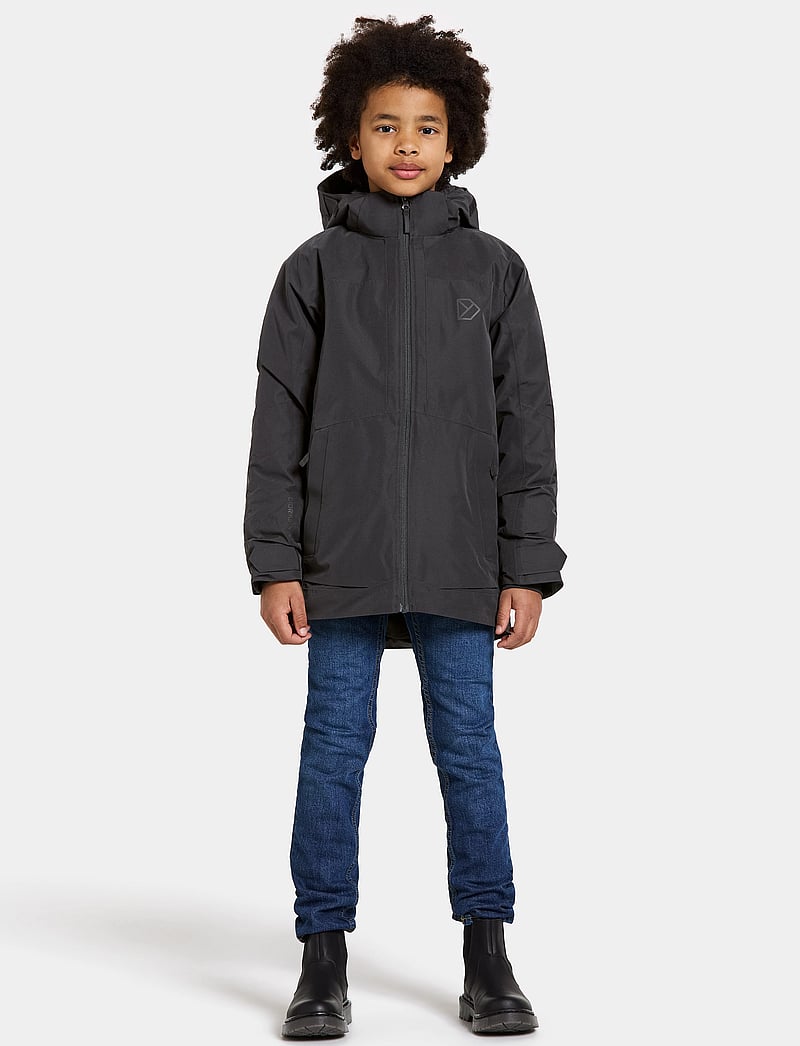 Didriksons - DOLOMIT KIDS JKT 2 - black - 0