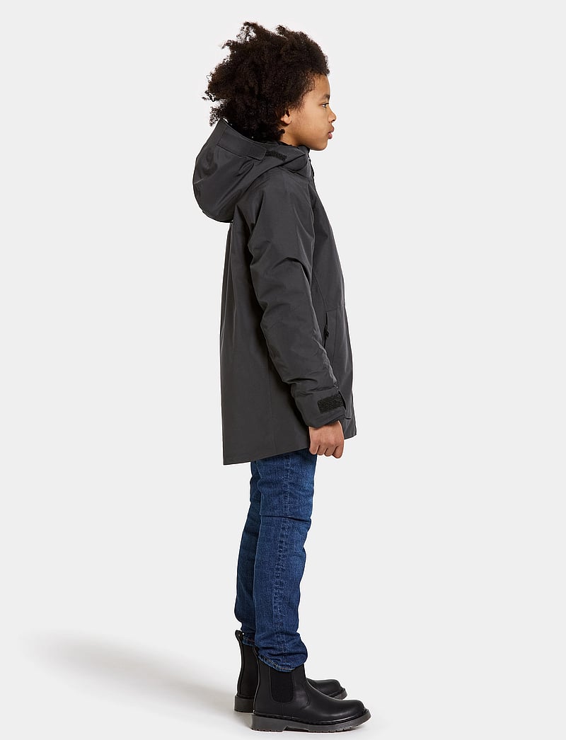 Didriksons - DOLOMIT KIDS JKT 2 - black - 5