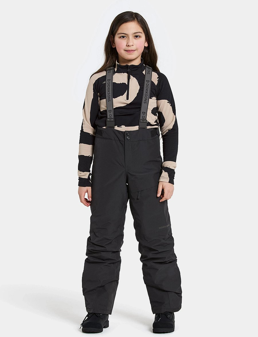 Didriksons - DACIT KIDS PANTS - skidbyxor - black - 0